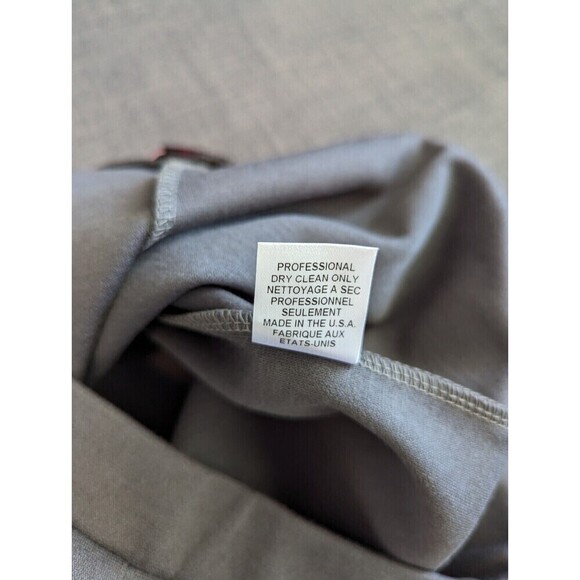 Alice Olivia Ponte Pants Gray Snap Ankle Size Medium - Picture 9 of 12